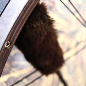 Vegan Shaman "Owl Soul" Drum 20'' | Healing Sound Therapy | Tunable Frame Drum | Water Resistant Membrane | Deep Bass Sacred Sound | With a Soft Protecting Bag