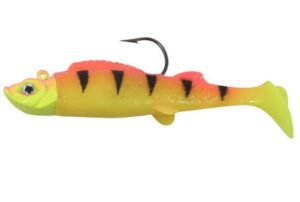 northland tackle mm4-106 mimic minnow shad 1/4 oz, 2.5" bubblegum tiger