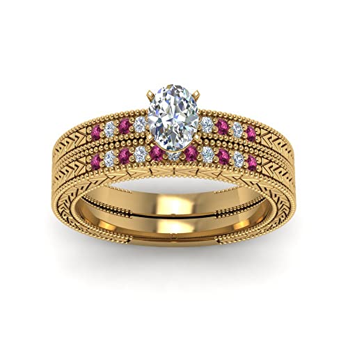 friend birthday gifts cocktail rings for women jewelry birthday gifts for 14 year old Wedding dress matching Ring MarquiseWhite Diamond in Gold Created Pink Sapphire Rings in Size 12