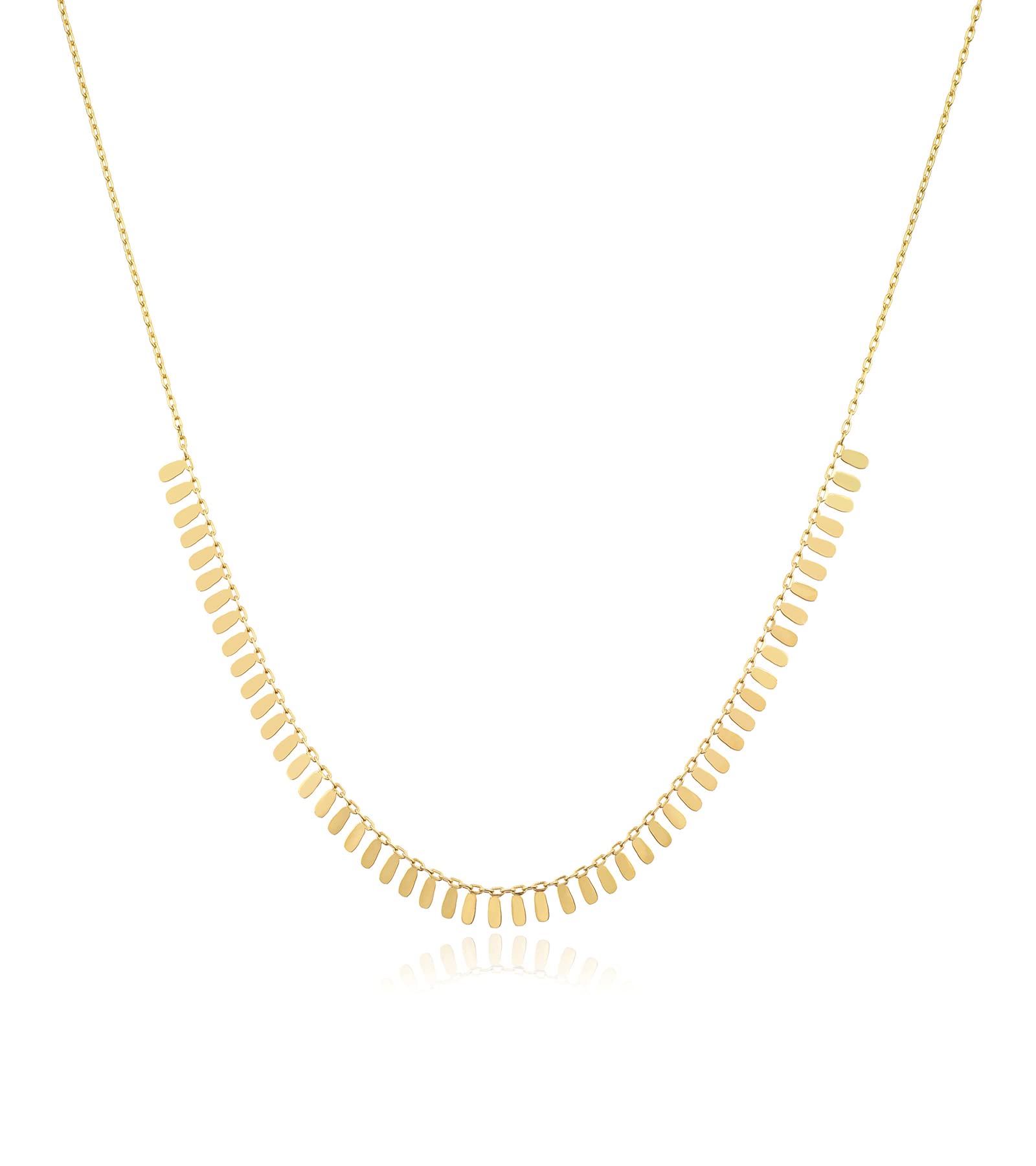 Jewelry Atelier Gold Filled Cleopatra Necklace Collection – 14K Yellow Gold Filled Half Collar Style Cleopatra Chain Necklace for Women (With Extension/Adjustable Chain)