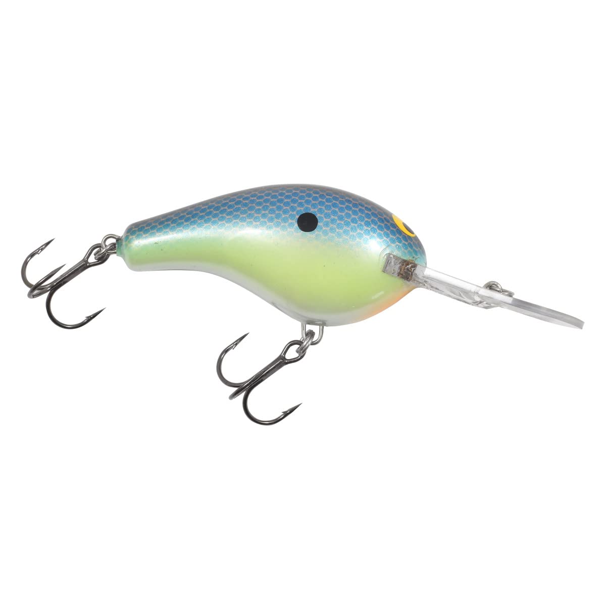 Bagley Baits DB1-BCSD Diving Balsa B1 2", 7/16 OZ Blue Chartreuse Shad