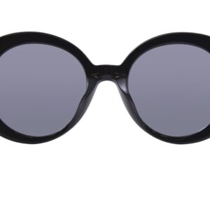 Versace Woman Sunglasses Black Frame, Dark Grey Lenses, 55MM