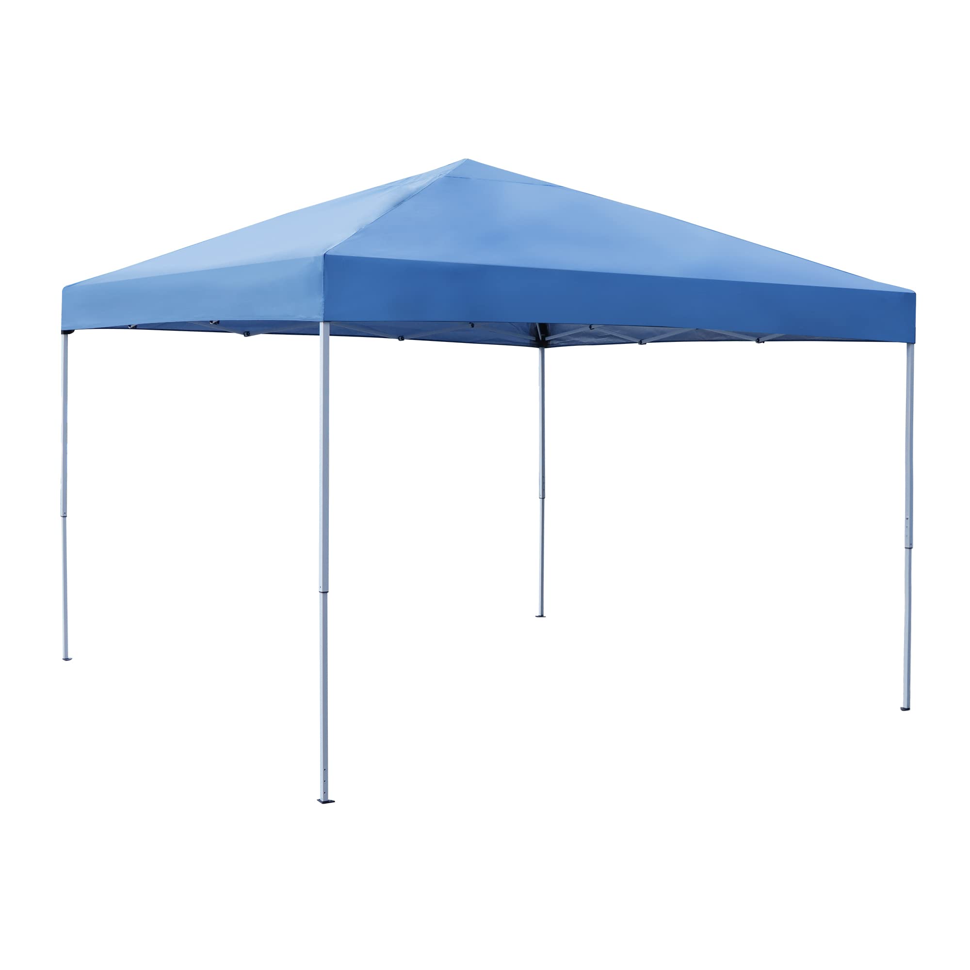 F2C Foldable Adjustable 10x10 FT Pop Up Canopy Tent, Outdoor Waterproof Sun Protection Shelter with Wheeled Carry Bag for Camping Picnic Wedding Party, Blue