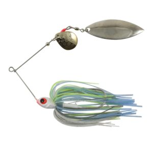 northland fishing tackle reed runner tandem spin - premium spinner baits for freshwater - lures for bass, pike, and musky, sexy shad, 1/2 oz