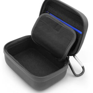 CASEMATIX Travel Case Compatible With DJI Mic 2 Wireless Microphone Kit or Original - Compact Lavalier Microphone Protection to Carry Lav Mic in Charging Case and Small Accessories