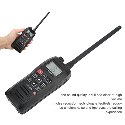 Handheld VHF Transceiver, Marine Walkie Talkies High Sensitivity Clear Reception Stable Frequency for Ship(#3)