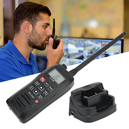 Handheld VHF Transceiver, Marine Walkie Talkies High Sensitivity Clear Reception Stable Frequency for Ship(#3)