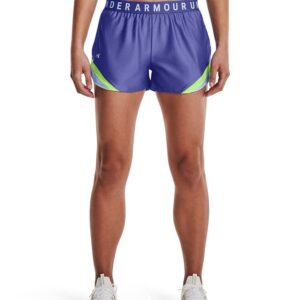 Under Armour Women's Play Up Shorts (Starlight/Summer Lime/Isotope Blue, X-Small)