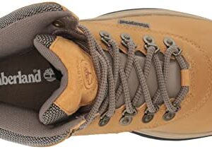 Timberland Women's White Ledge Mid Ankle Hiking Boot, Wheat Full-Grain, 7.5