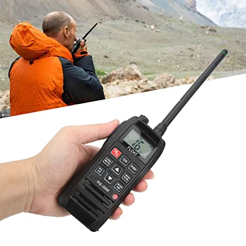 Handheld VHF Transceiver, Marine Walkie Talkies High Sensitivity Clear Reception Stable Frequency for Ship(#3)