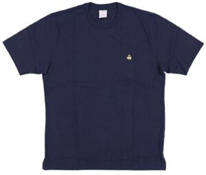 brooks brothers mens original crew t-shirt (x-small, navy blue)