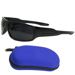 Super Dark Category 4 Lens Sunglasses for sensitive eyes -CAT 4- Matte Finish Black 142mm