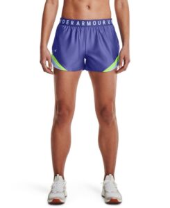 under armour women's play up shorts (starlight/summer lime/isotope blue, x-small)