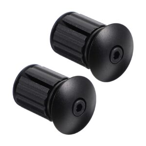 inoomp 2pcs bicycle handlebar bike handle end plugs handlebar end caps handlebar ends bar end plugs handlebar locking caps alloy handlebar plug handle bar grip plugs handlebar lock plug