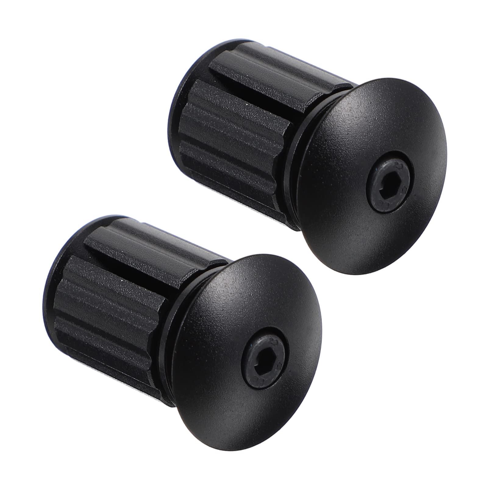 INOOMP 2pcs Bicycle Handlebar Bike Handle End Plugs Handlebar End Caps Handlebar Ends Bar End Plugs Handlebar Locking Caps Alloy Handlebar Plug Handle Bar Grip Plugs Handlebar Lock Plug