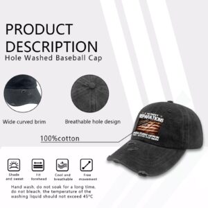 Aumgo Hats for Men Baseball Cap Dad Hat for Women Anti Biden Hats I Want Reparations from Every Moron That Voted for Biden Baseball Cap for Women, Allblack, One Size-Medium