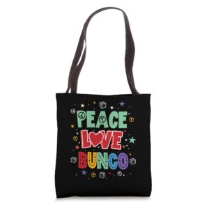 bunco tote bag