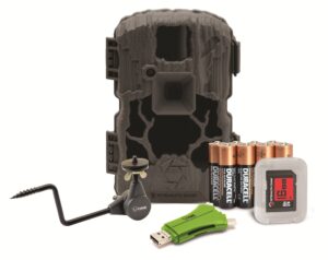 stealth cam pxv26 26mp field ready trail camera kit