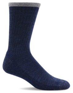 sockwell men's ranger crew sock, denim - l/xl