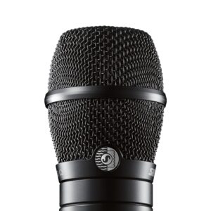 shure premium wireless condenser microphone capsule, cardioid polar pattern, black finish