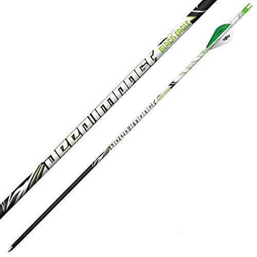 BLACK EAGLE Deep Impact Crested Fletched Arrows - .001-350 - 12pk