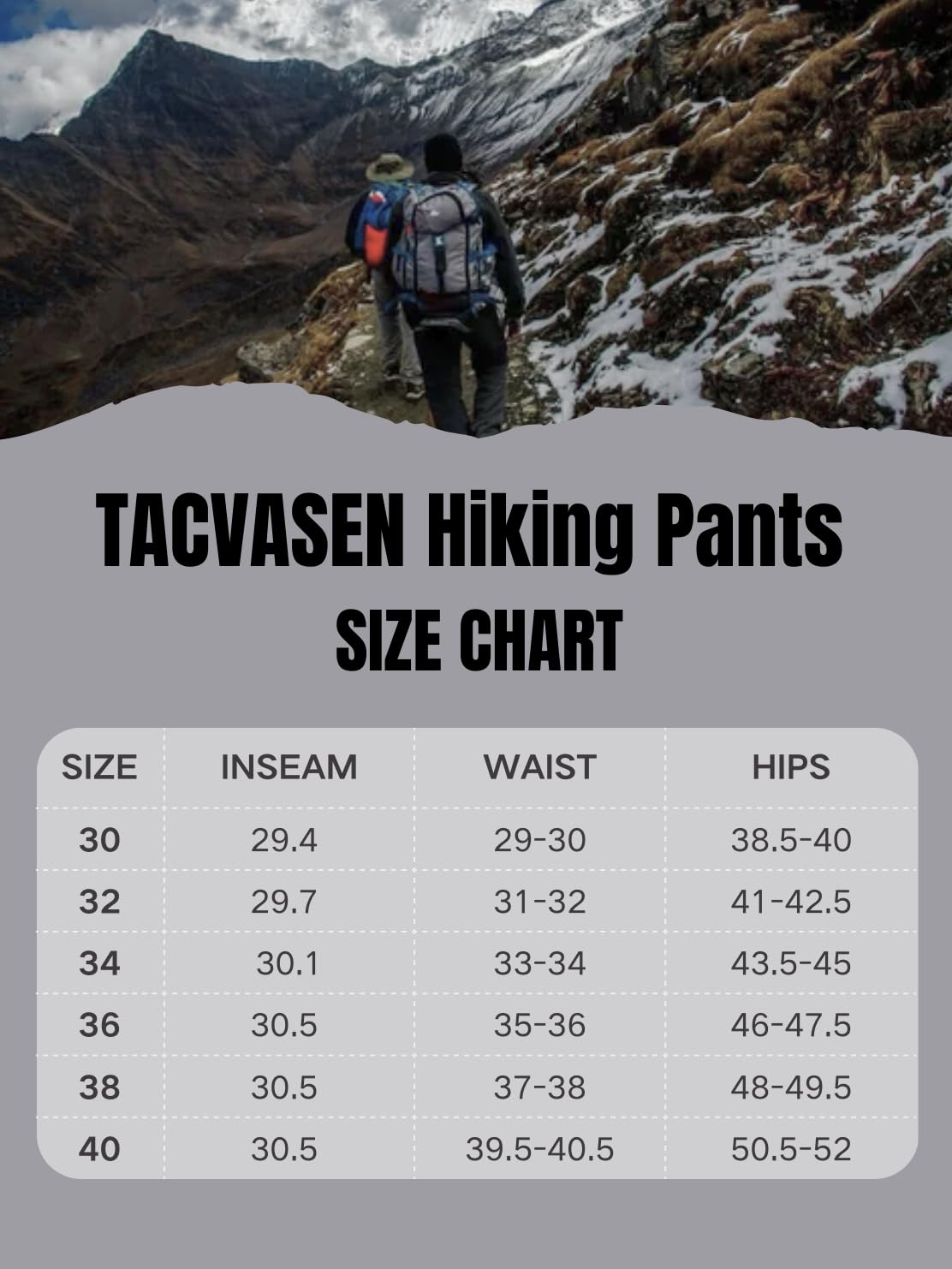 TACVASEN Mens Cargo Pants Water Resistant Ripstop Hiking Pants Elastic Waist Quick Dry Breathable Climbing Workout Khaki