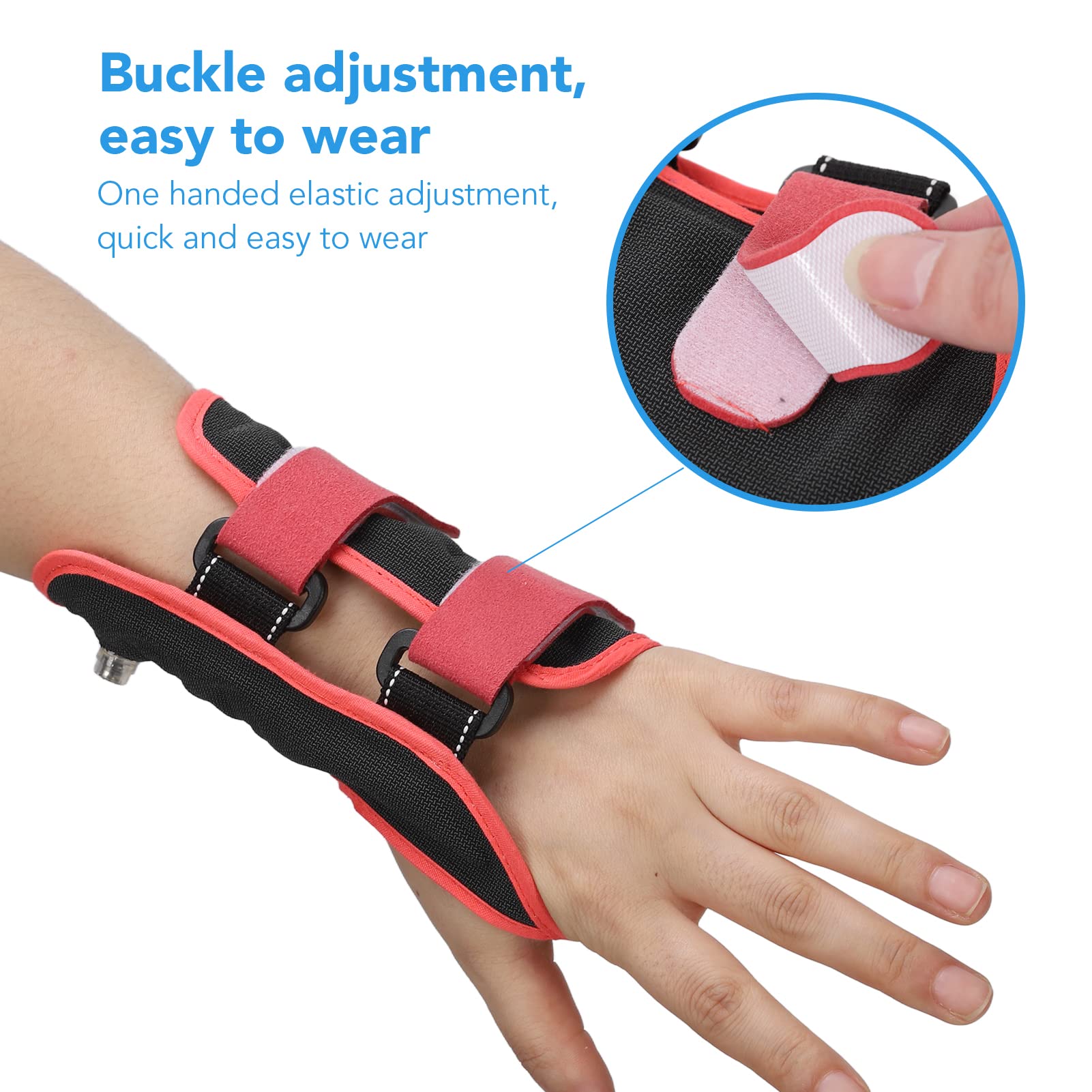 ANGGREK Carpal Tunnel Wrist Brace, Adjustable Inflation Compression Wrist Support Wrist Night Sleep Support Brace Wrist Splint for Hand Injuries(Left Handed)