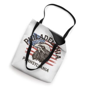 Retro Eagle USA Flag Pennsylvania - Vintage Philadelphia Tote Bag