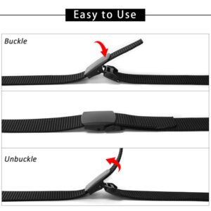 SUOSDEY Tactical Belts for Men Military Nylon Web Belt Heavy Duty Metal Buckle 1.5 Inch