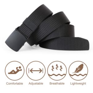 SUOSDEY Tactical Belts for Men Military Nylon Web Belt Heavy Duty Metal Buckle 1.5 Inch