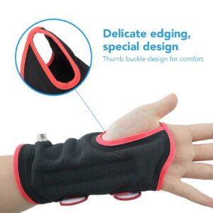 ANGGREK Carpal Tunnel Wrist Brace, Adjustable Inflation Compression Wrist Support Wrist Night Sleep Support Brace Wrist Splint for Hand Injuries(Left Handed)