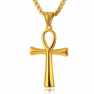 storyetain ankh necklace coptic ankh cross pendant necklace egyptian jewelry religious ankh necklace christmas gift for women men