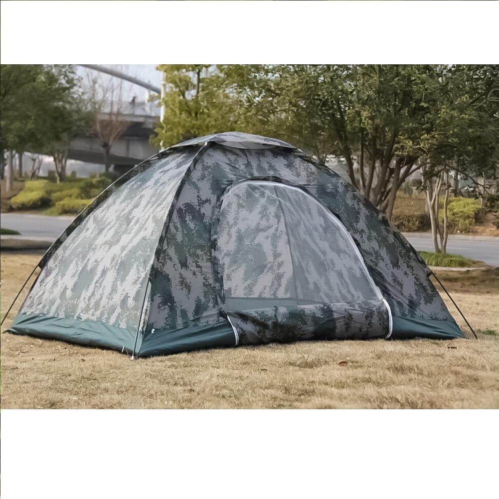 Generic Outdoor Camping Dome Tent, 3-4 Person Waterproof Family Tent with Rainfly, Lightweight and Suitable for Backpacking, Hiking, Traveling