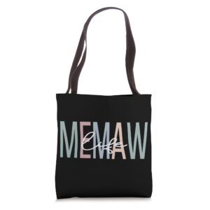 Memaw Life Memaw Grandma Boho Memaw Grandmother Tote Bag