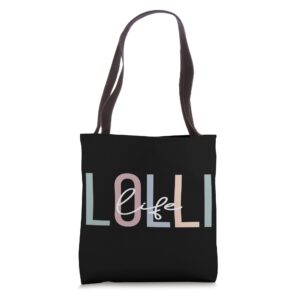 Lolli Life Lolli Grandma Boho Lolli Grandmother Tote Bag