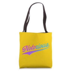 notorious tote bag