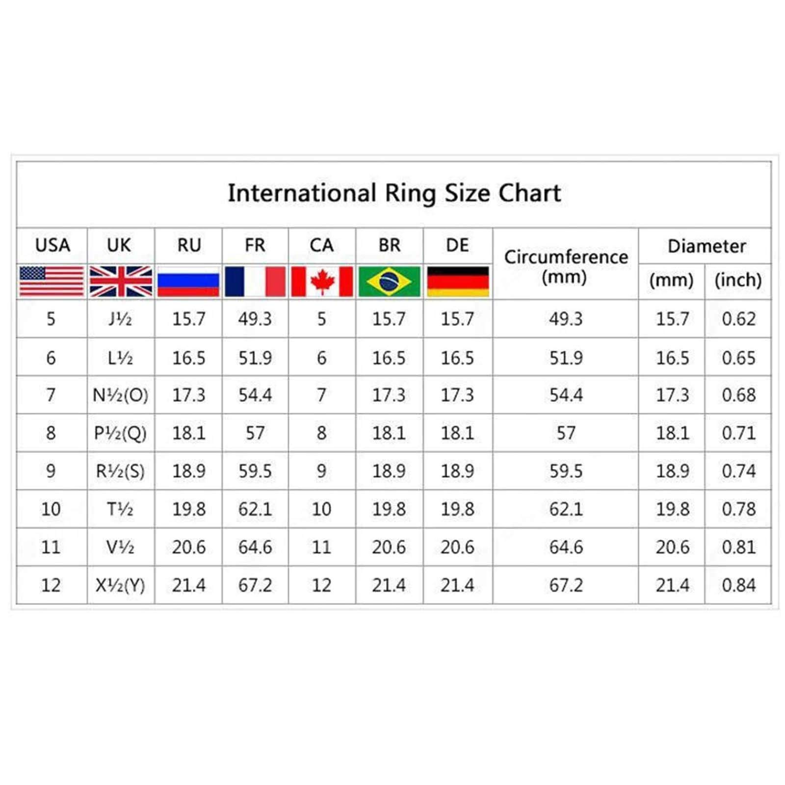 Simulated Diamond Ring for Women Proposal Ring CZ Engagement Wedding Rings Elegant Zirconia Jewelry Gift (C, 7)