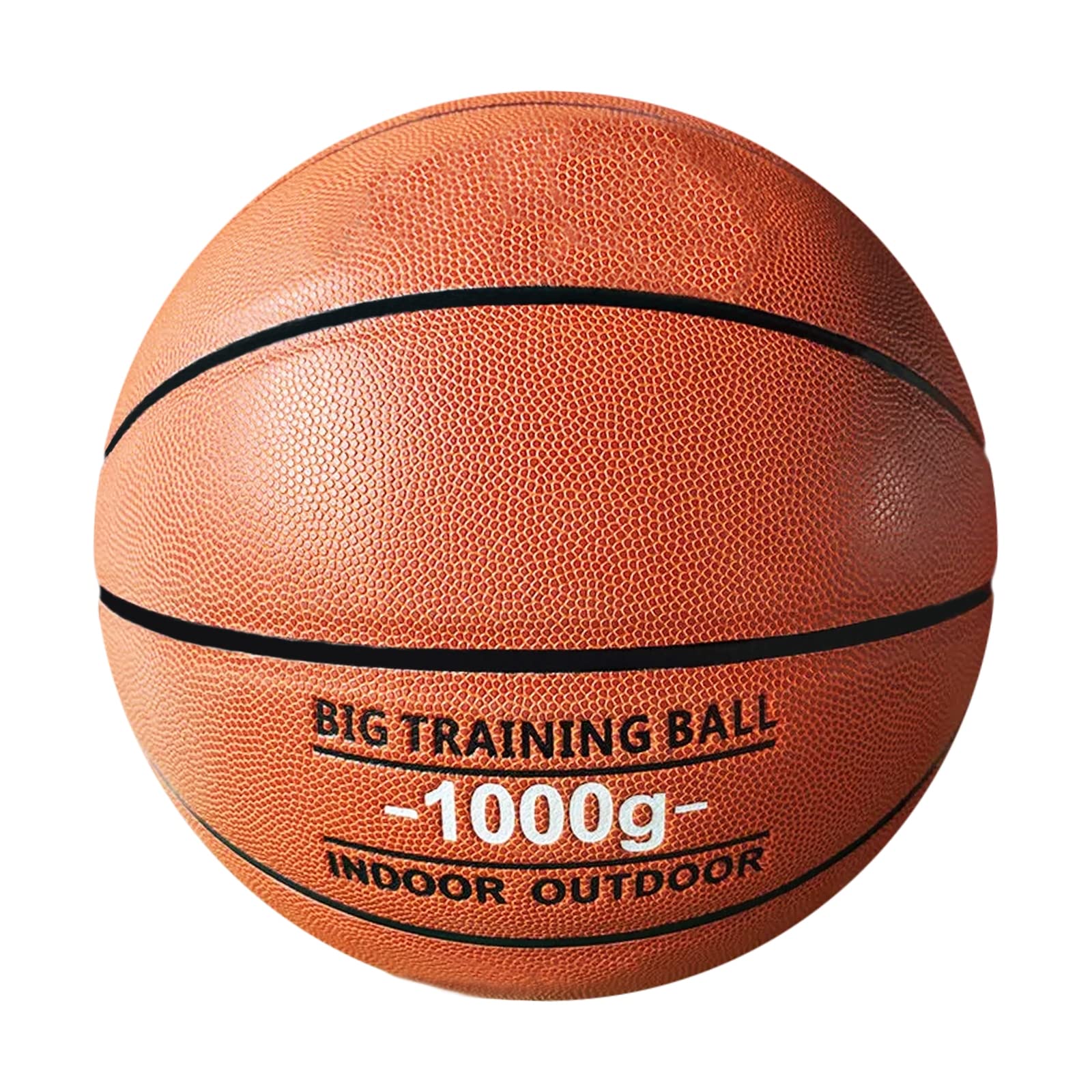 MINDCOLLISION Size 9 Training Basketball, 37" Oversized, Soft PU Leather, Works Wrist Strength, Shooting Arc, Weighted Basketball 1Kg (2.2Lbs)