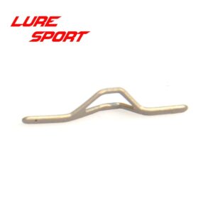 LureSport 10pcs Stainless Steel Dual Trapezoid Hook Keeper DHook for Lure and Fly Rod Building Component Repair DIY Accessory (Silver)