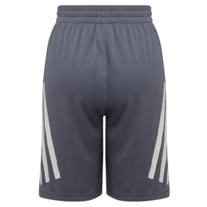 adidas Boys' Elastic Waistband Bold 3S Short, Onix, 7