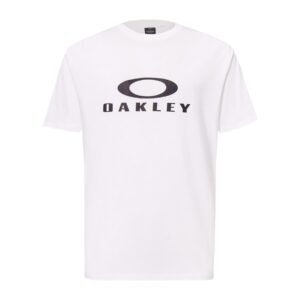 oakley unisex o bark 2.0 short sleeve t-shirt, white/black, x-large us