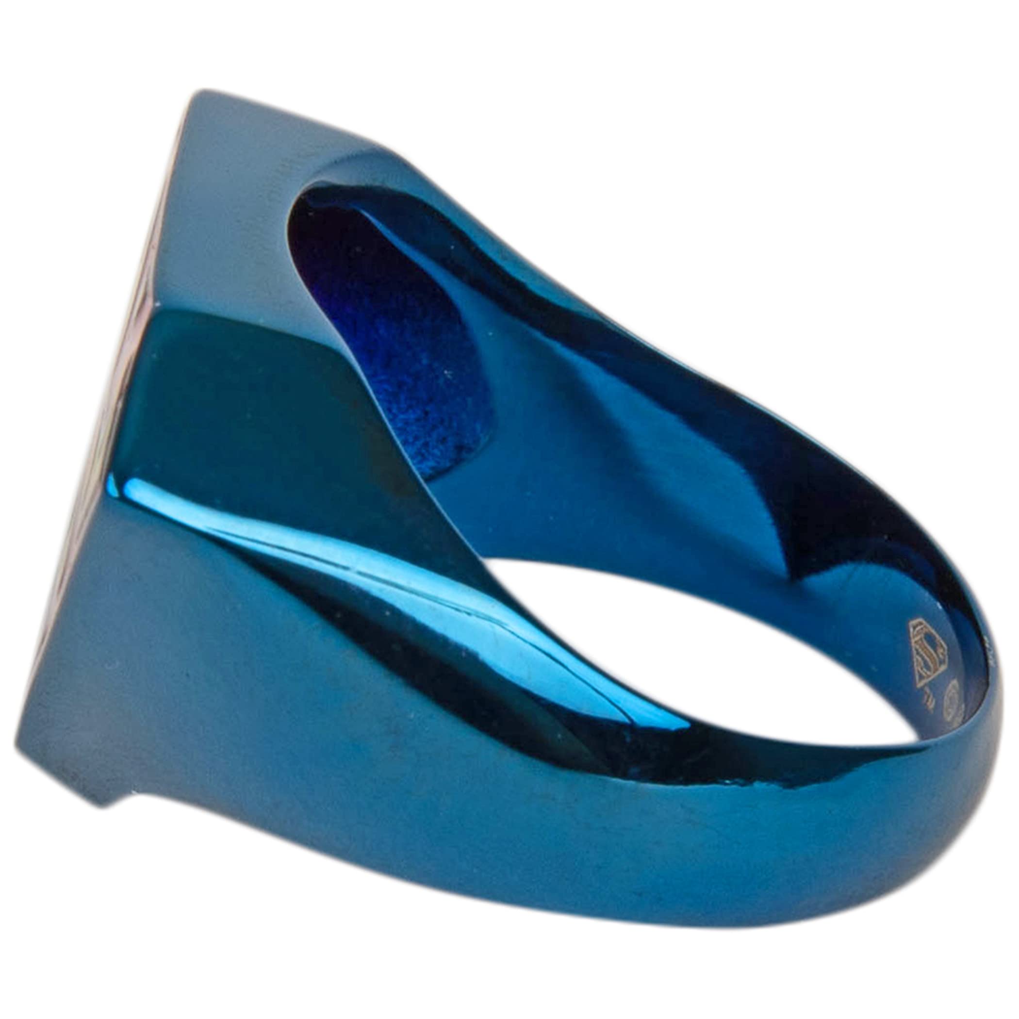 Superman Symbol Blue Power Ring (Size 11)