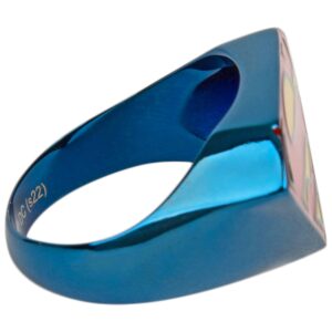 Superman Symbol Blue Power Ring (Size 11)