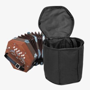 Concertina bag,Accordion Carry Case,Thick Padded,Wear Resistant,Shockproof Professional Accordion Concertina Bag for Students and Beginners