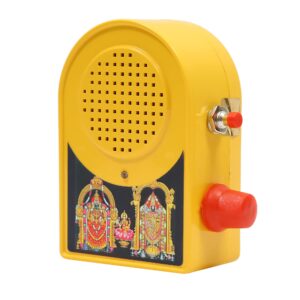 BISMAADH Electric Tamil Continuous Chanting Mantra Pooja Box 17 in 1 Spiritual Devotional Bell Just Plug & Play