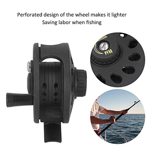 SMICH Fly Fishing Reel Fishing Wheel, Lightweight Fly Fishing Wheel 6.5mm/0.3in Diameter for Freshwater Saltwater for Redfish Lake Trout, Steelhead, Bass Ect