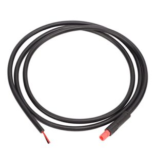 minifinker electric bike conversion cable, sturdy durable 2pin male electric bike signal extension line for signal