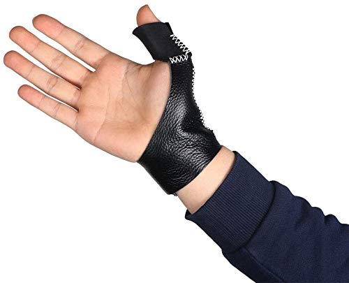 TOPARCHERY Leather Archery Glove and Finger Tabs Bundle