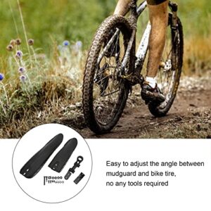 Sazao Cycling Guard, Adjustable Angle Anti Deformation Flexible High Strength Mudguard for Road Bikes