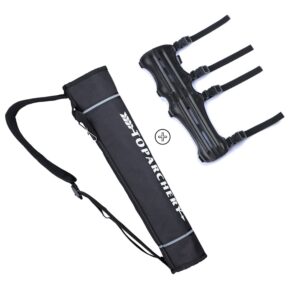 toparchery arrow quiver holder arm guard adjustable 4 strap bundle